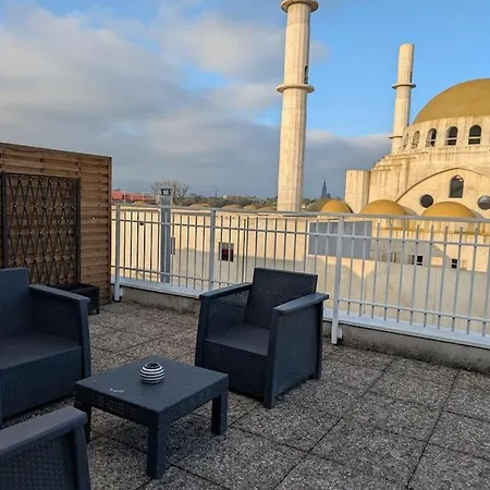Appartement Moderne Avec Terrasse Et Vue Panoramique Straßburg Exterior foto